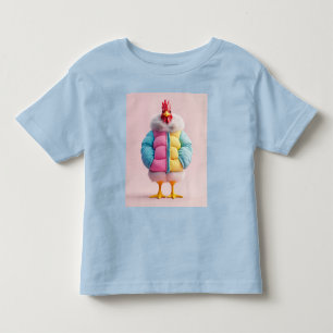 Camiseta De Bebé Gallo elegante con chaqueta acolchada de invierno