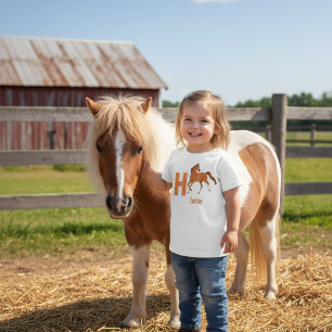 Camiseta De Bebé Galloping Alphabet Adventure H es para caballos Te