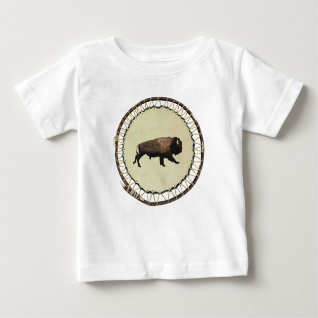 Camiseta De Bebé Galloping Bison (Anverso)