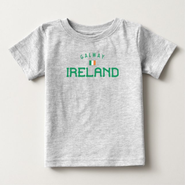 Camiseta De Bebé Galway Irlanda con problemas (Anverso)