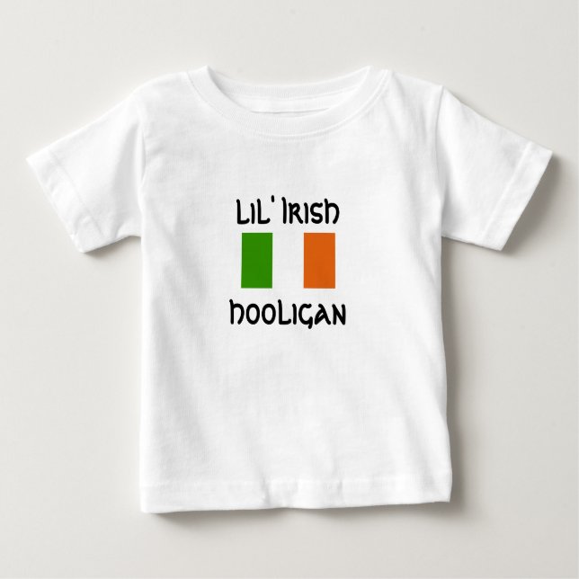 Camiseta De Bebé gamberro del irlandés del lil (Anverso)