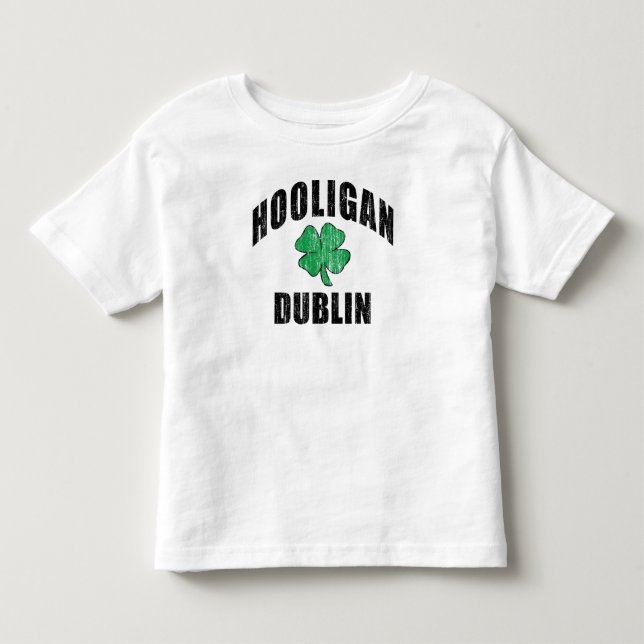 Camiseta De Bebé Gamberro irlandés Dublín (Anverso)
