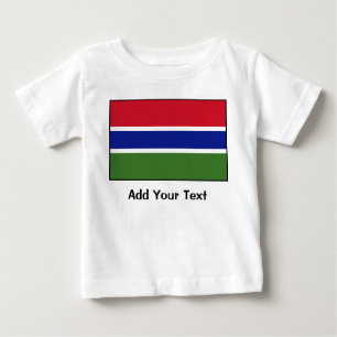 Camiseta De Bebé Gambia - bandera gambiana