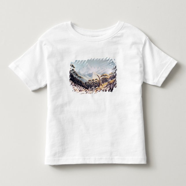 Camiseta De Bebé Ganaderos nepaleses en el Himalaya, 1826 (Anverso)