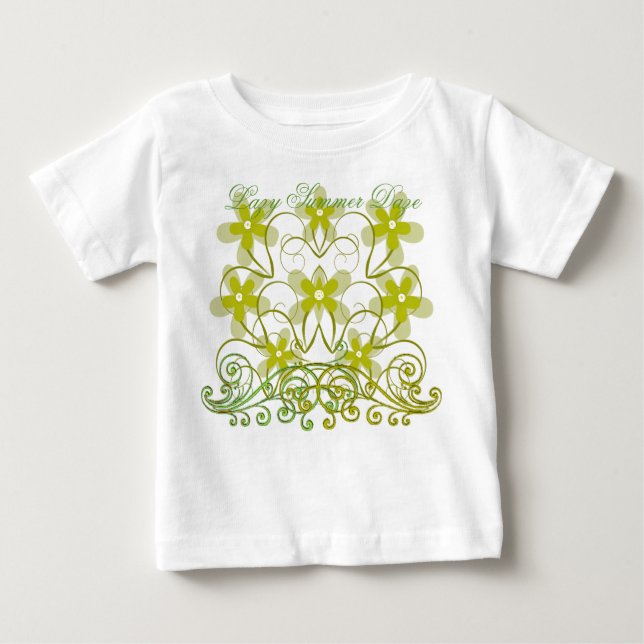 Camiseta De Bebé GANADOR DEL PREMIO TBA -Lazy Summer Daze - (Anverso)