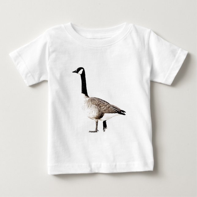 Camiseta De Bebé "Ganso canadiense " (Anverso)