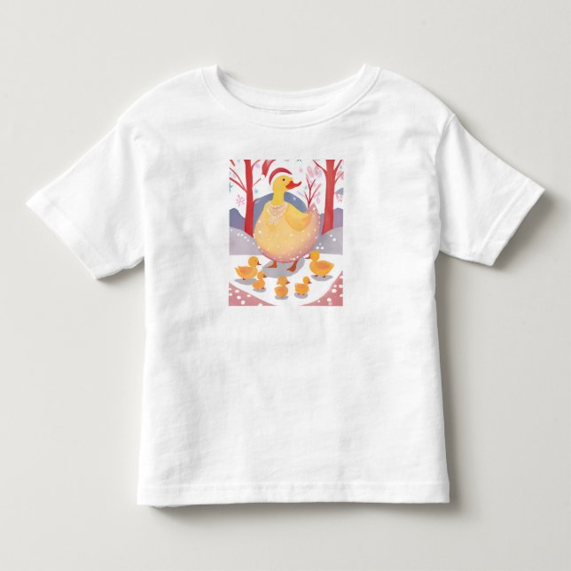 Camiseta De Bebé Ganso feliz navidad (Anverso)