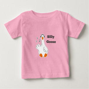 Camiseta De Bebé Ganso tonto, Ganso Divertido, Amante de los Gansos