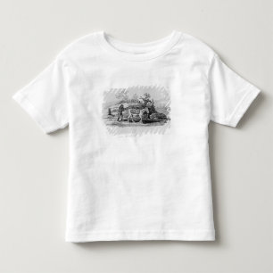 Camiseta De Bebé Gansos llevados al mercado
