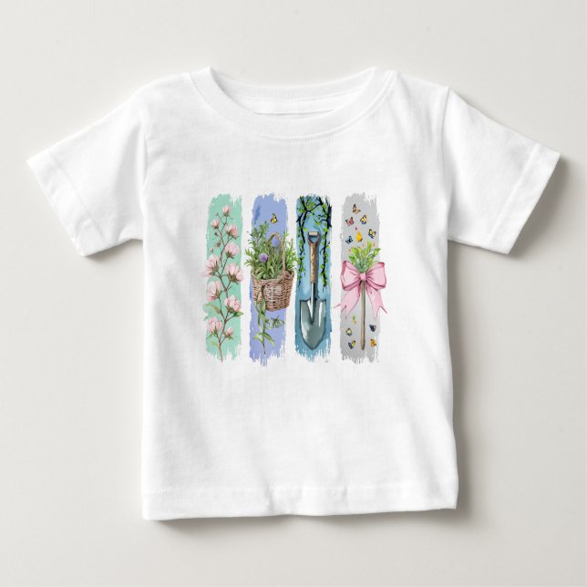 Camiseta De Bebé Gardening Nature Lover (Anverso)