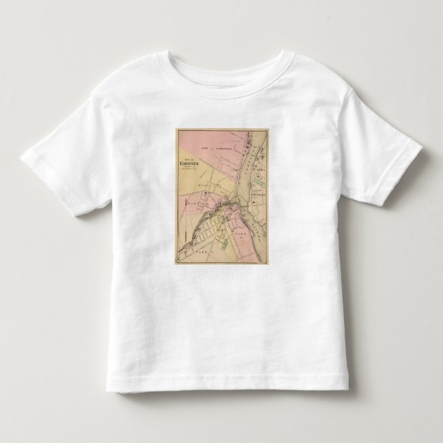 Camiseta De Bebé Gardiner, el condado de Kennebec (Anverso)