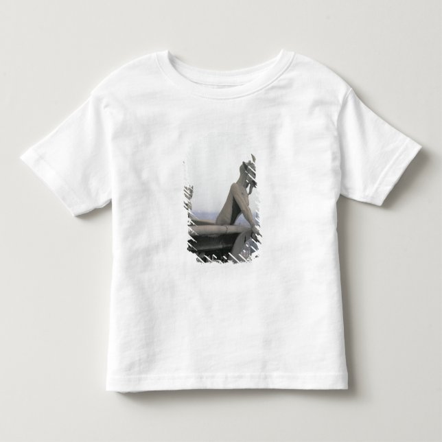 Camiseta De Bebé Gargoyle de la barandilla del grande (Anverso)