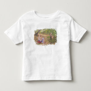 Camiseta De Bebé Garland de flores, siglo XIX