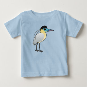 Camiseta De Bebé Garza de Capa Birdorable