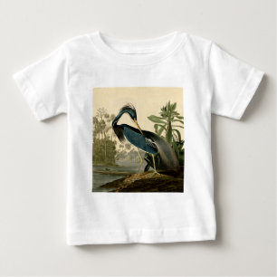 Camiseta De Bebé Garzas de Louisiana de Audubon Pájaros América Art