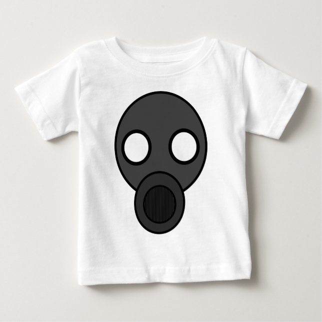 Camiseta De Bebé gasmask (Anverso)