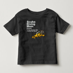 Camiseta De Bebé Gata siamesa buzo mamá buceadora