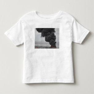 Camiseta De Bebé Gathered concentró quemaduras del aceite