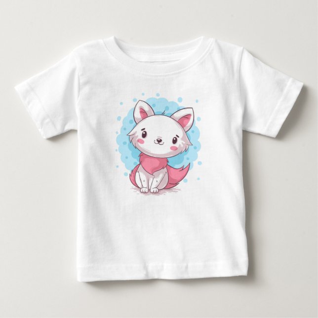 Camiseta De Bebé Gatito adorable (Anverso)