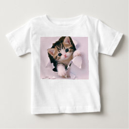 Camiseta De Bebé Gatito Adorable