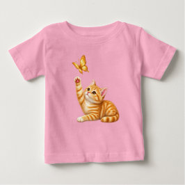 Camiseta De Bebé Gatito Adorable