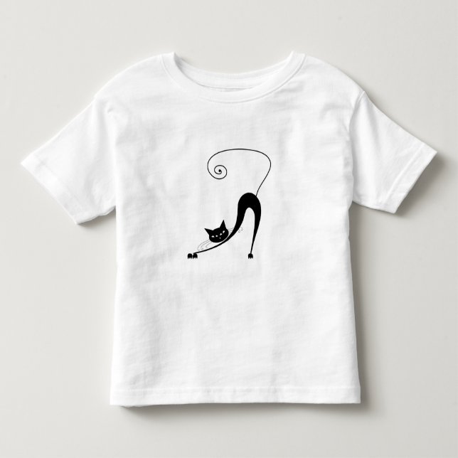 Camiseta De Bebé Gatito banal negro 2 (Anverso)