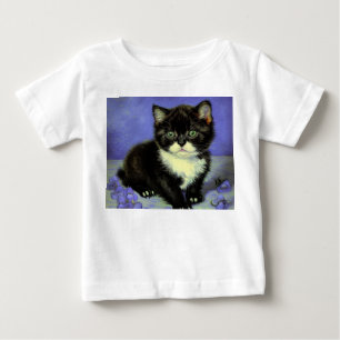 Camiseta De Bebé Gatito con Esmoquin de Van Gogh