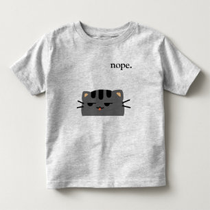 Camiseta De Bebé Gatito de Nope