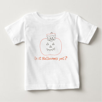 Camiseta De Bebé Gatito en calabaza; ¿es Halloween todavía, traje c