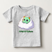 Gatito Kawaii Mint Cute en Nube