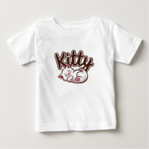 Camiseta De Bebé Gatito lindo