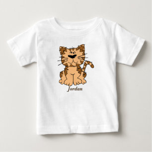 Camiseta De Bebé Gatito lindo del Tabby del bebé