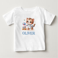 Gatito Lindo Personalizado Jugando