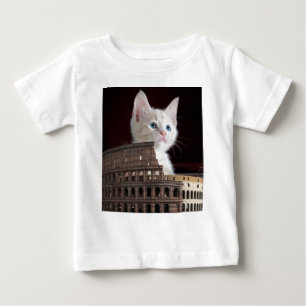 Camiseta De Bebé gatito romano