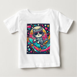 Camiseta De Bebé Gatito sonriente