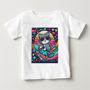 Camiseta De Bebé Gatito sonriente