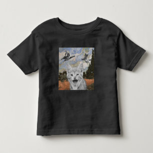 Camiseta De Bebé Gatitos locos divirtiéndose ilustración surrealist