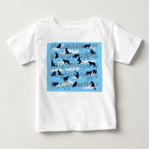Camiseta De Bebé gatitos musicales