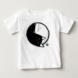 Camiseta De Bebé Gatitos Yin & Yang