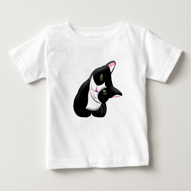 Camiseta De Bebé Gato (Anverso)