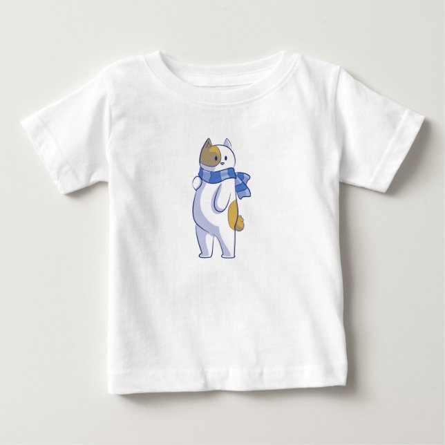 Camiseta De Bebé Gato Adorable (Anverso)