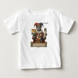 Camiseta De Bebé Gato Arlequín Azul Ruso