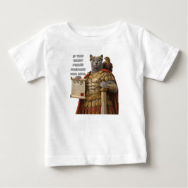 Camiseta De Bebé Gato Azul César Ruso