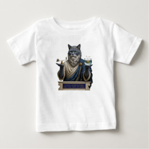 Camiseta De Bebé Gato Azul Ruso Arquímedes
