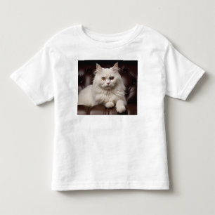 Camiseta De Bebé Gato blanco majestuoso
