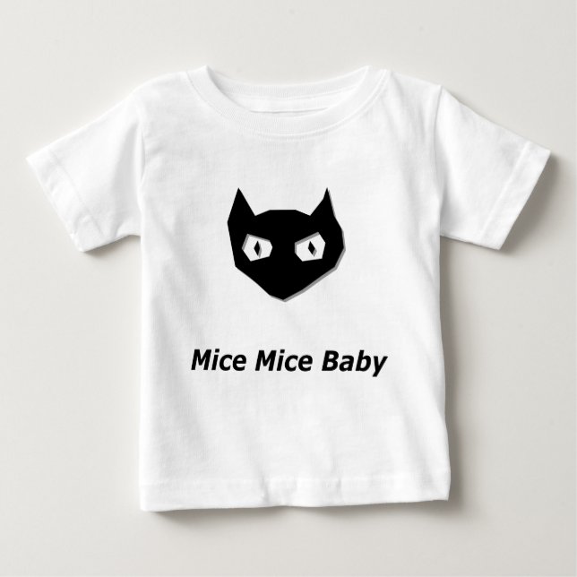 Camiseta De Bebé Gato Boo Mice Bebé (Anverso)
