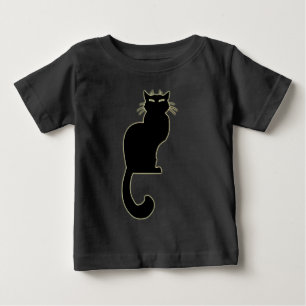 Camiseta de bebé gato Camiseta de niño pequeño art