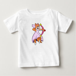 Camiseta De Bebé Gato como novia con vestido de novia.PNG