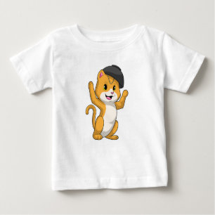 Camiseta De Bebé Gato con Ramen Bowl