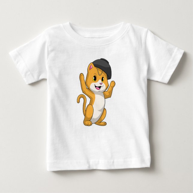 Camiseta De Bebé Gato con Ramen Bowl (Anverso)